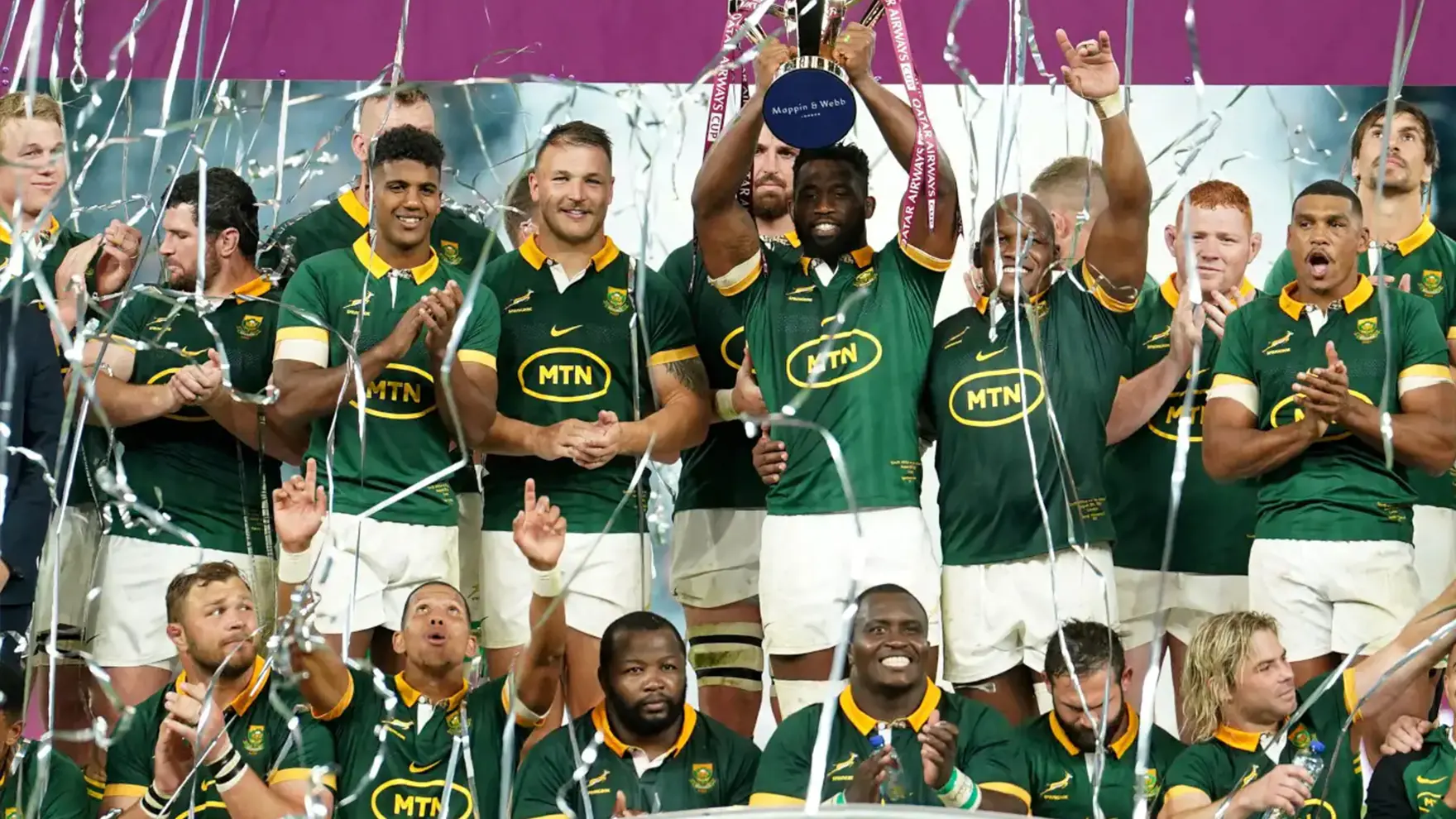 Springboks celebrate Qatar Cup victory