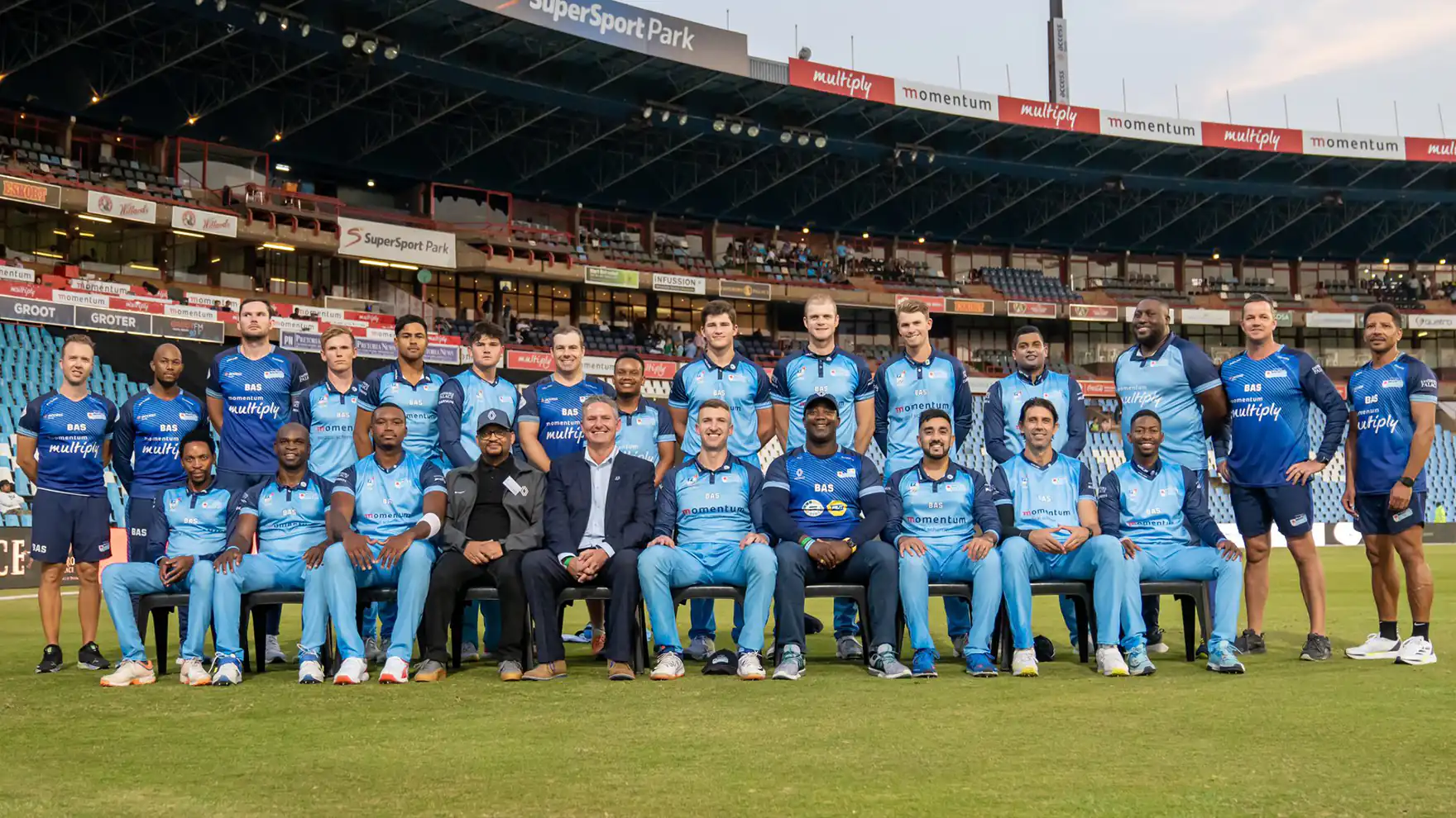 Titans Cricket Formal Team Image at SuperSport Park