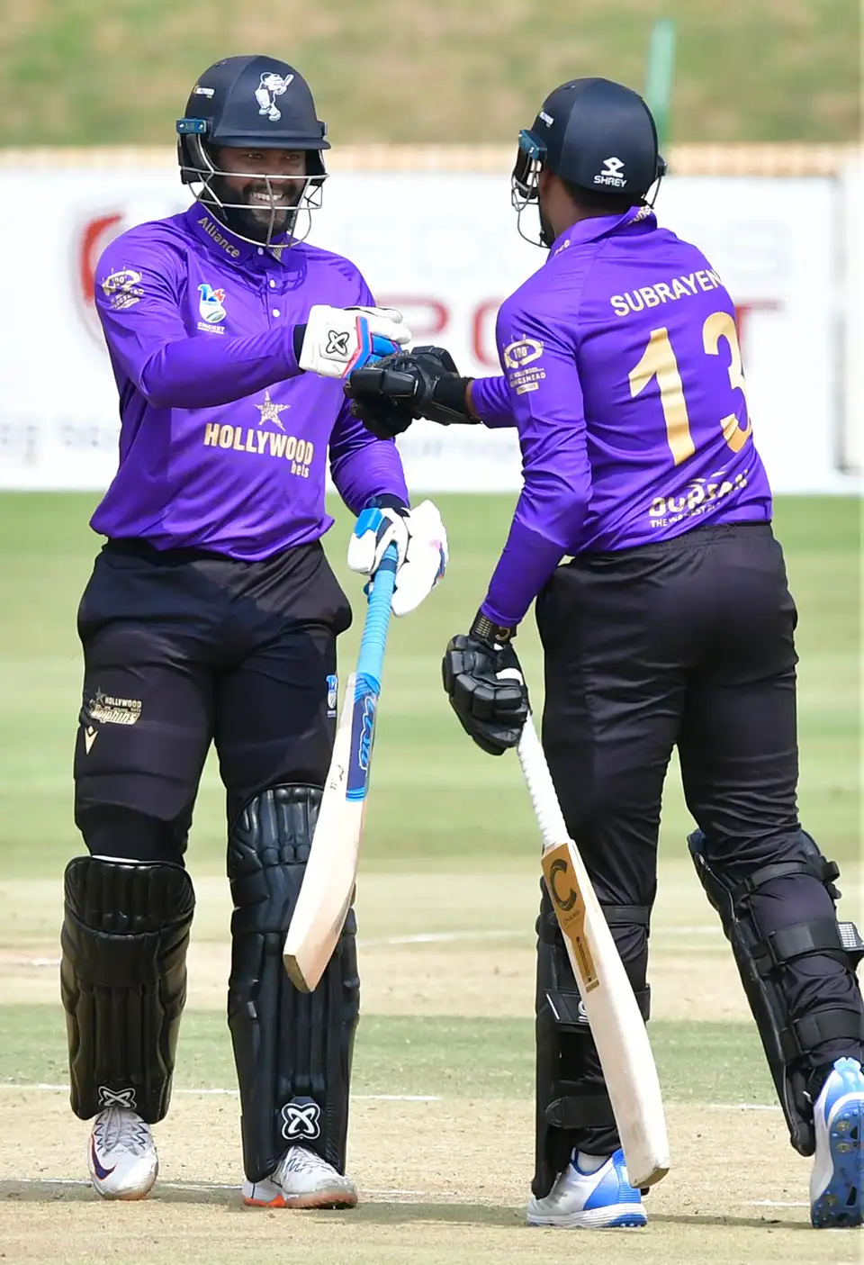 Hollywood Bets Dolphins Batsmen fist pumping after a boundary