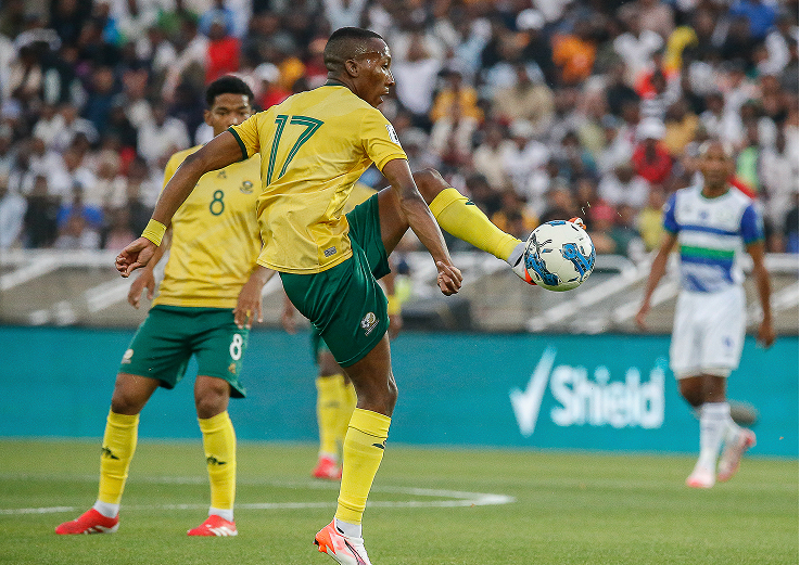 Bafana Bafana men’s football team representing Megapro sports sponsorship sales in South Africa