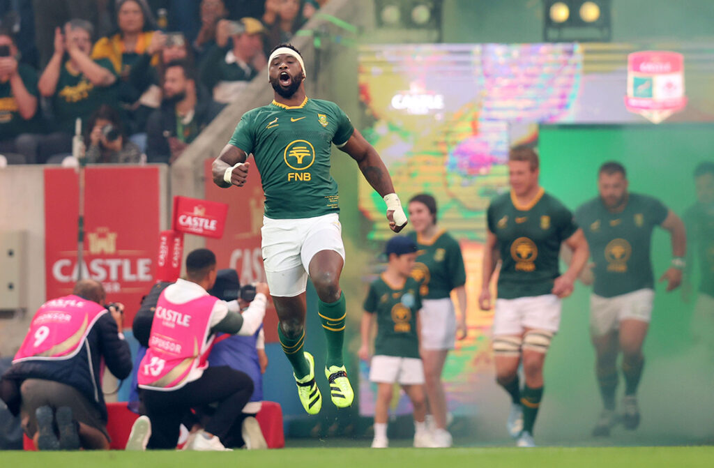South African rugby team on the field highlighting premium sports marketing, sponsorship, and rights management services in South Africa